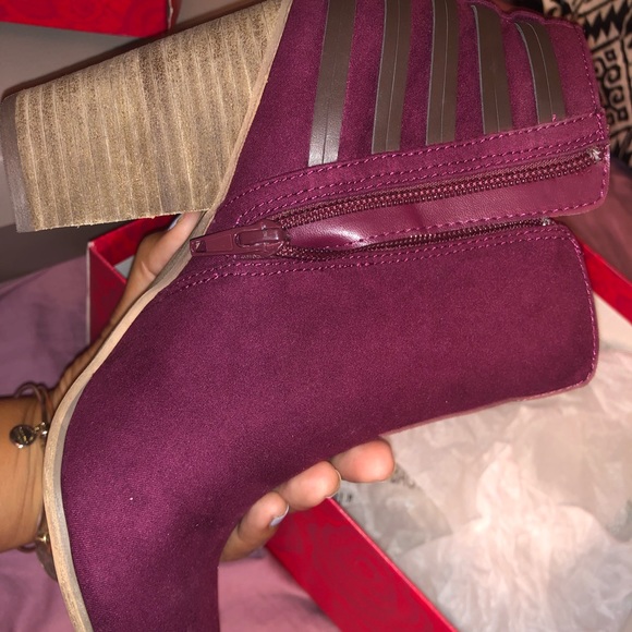 Brand new booties - Malbec color - Picture 4 of 7